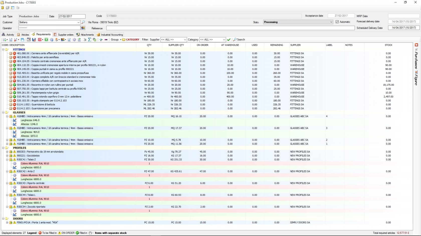 Emmegisoft: Fp Gest - Management program for door/window makers ...