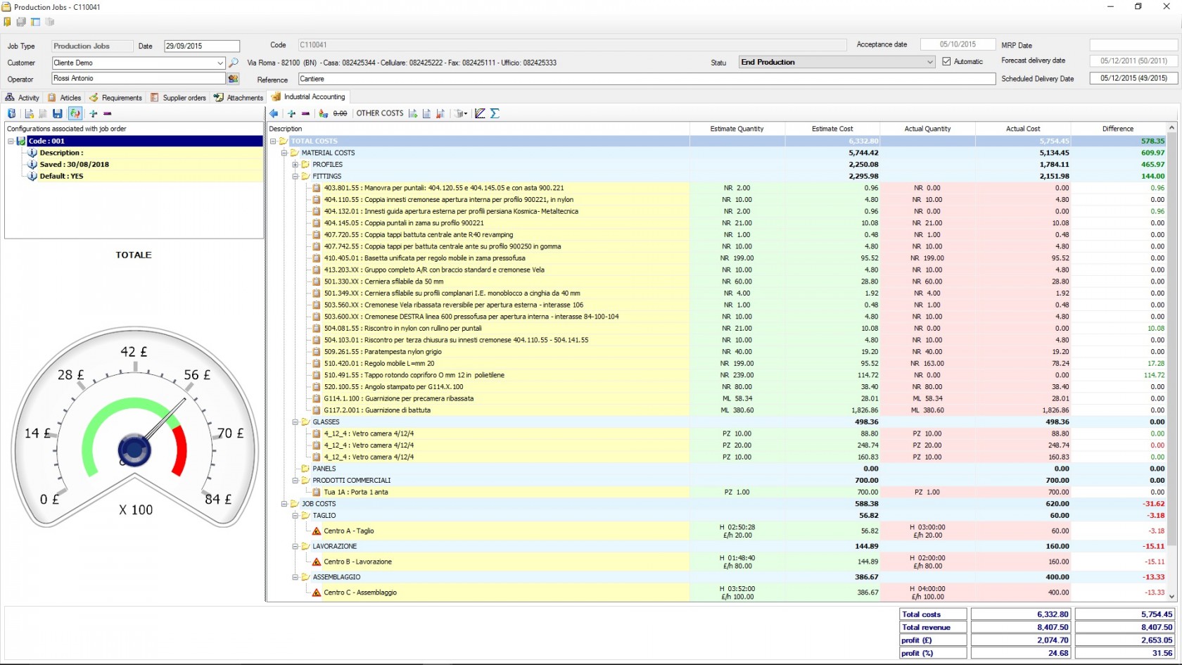Emmegisoft: Fp Gest - Management program for door/window makers ...